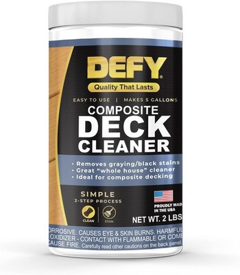 Composite Deck Cleaner - Biodegradable, Removes Dirt & Grime, Safe for Plants...
