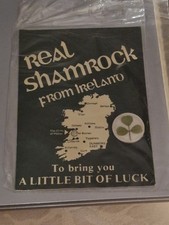 Real Shamrock Badge From Trefoil Products Waterford