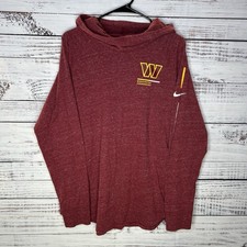 Nike Washington Commanders NFL Minimal Statement Funnel Neck Hoodie Women  s 2XL