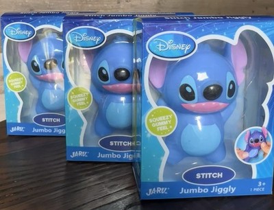 Disney Squishy Stitch Jumbo Jiggly Figure 3.5'' Squeezy Gummy Feel - New in Box