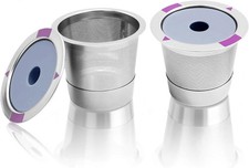 2 Pack K Cup Reusable Coffee Pods for Keurig: Stainless Steel Refillable K Cup -