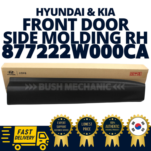 GENUINE OEM Hyundai Kia Garnish Assembly Front Door Side Molding RH Santa Fe - Picture 1 of 2