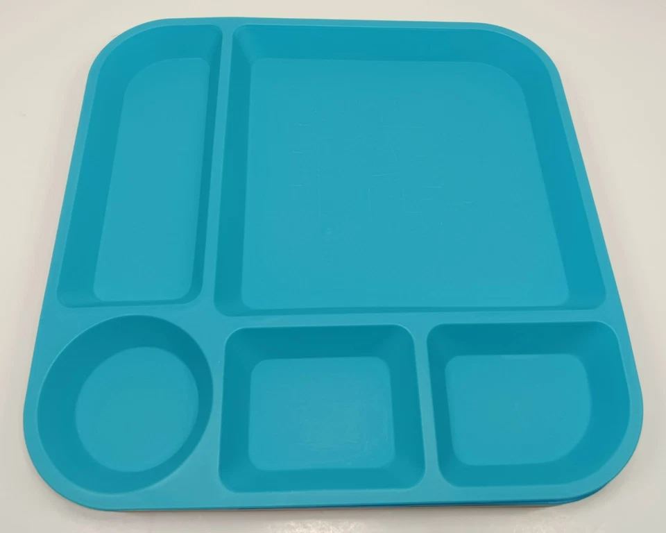 Nordic Ware Meal Trays / Party Trays Coastal Colors 9.8" x 9.8 " Set of 8 - Image 4 of 4