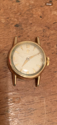 Vintage Omega Ladies Watch Ref. 2813-9 Cal. 245 80 Microns Gold-Plate Late 50s