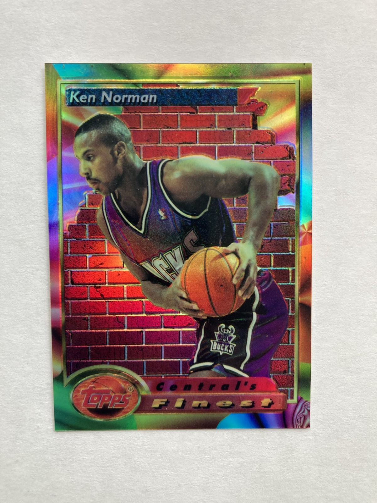 1993 Topps Finest Basketball Ken Norman #108 Centrals Finest BG0061