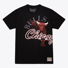 Brand New Mitchell & Ness NBA Bulls Maxed Out T-Shirt Black Size M SHIPS FAST