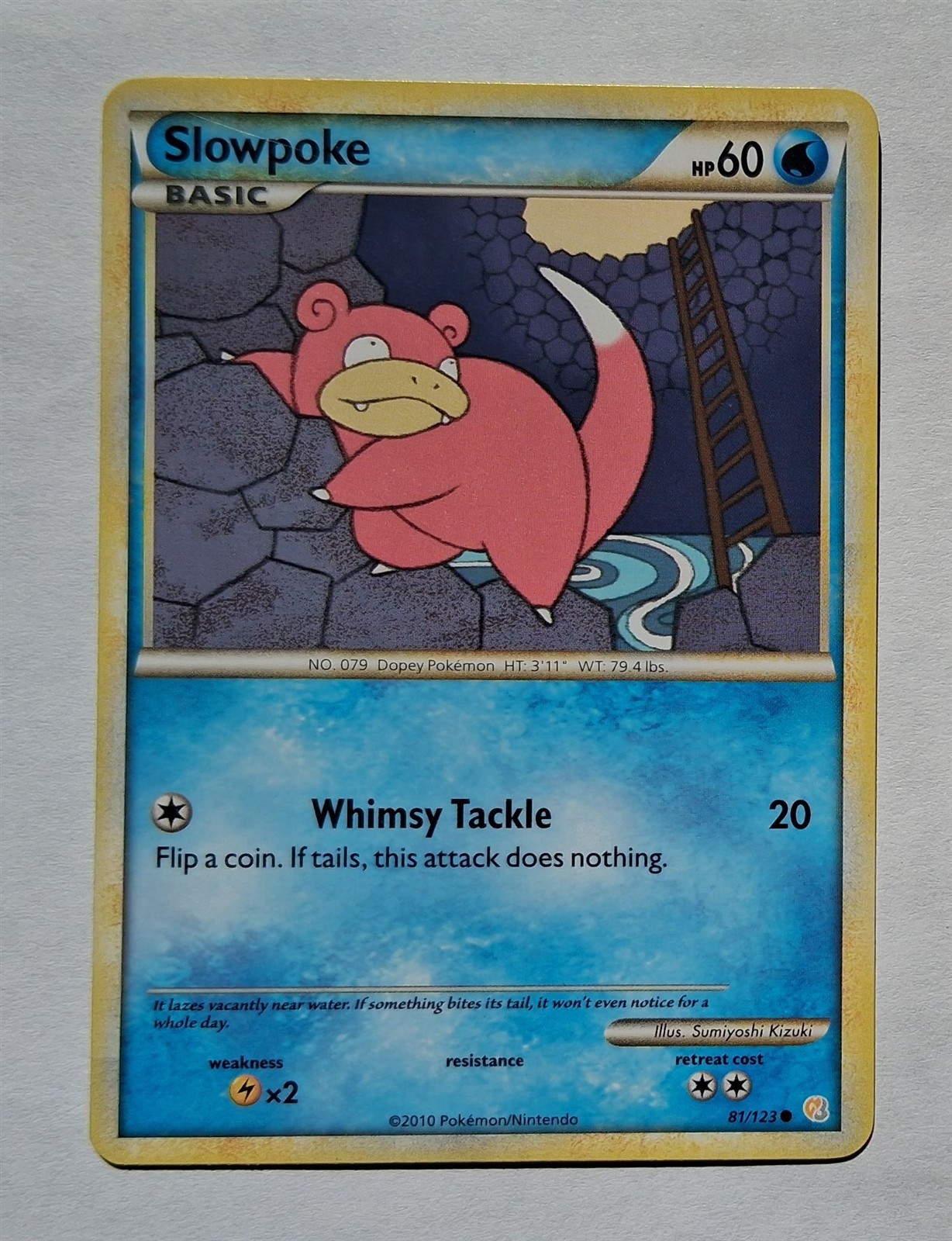 Pokemon - Slowpoke - HeartGold SoulSilver 81/123 - Common - LP