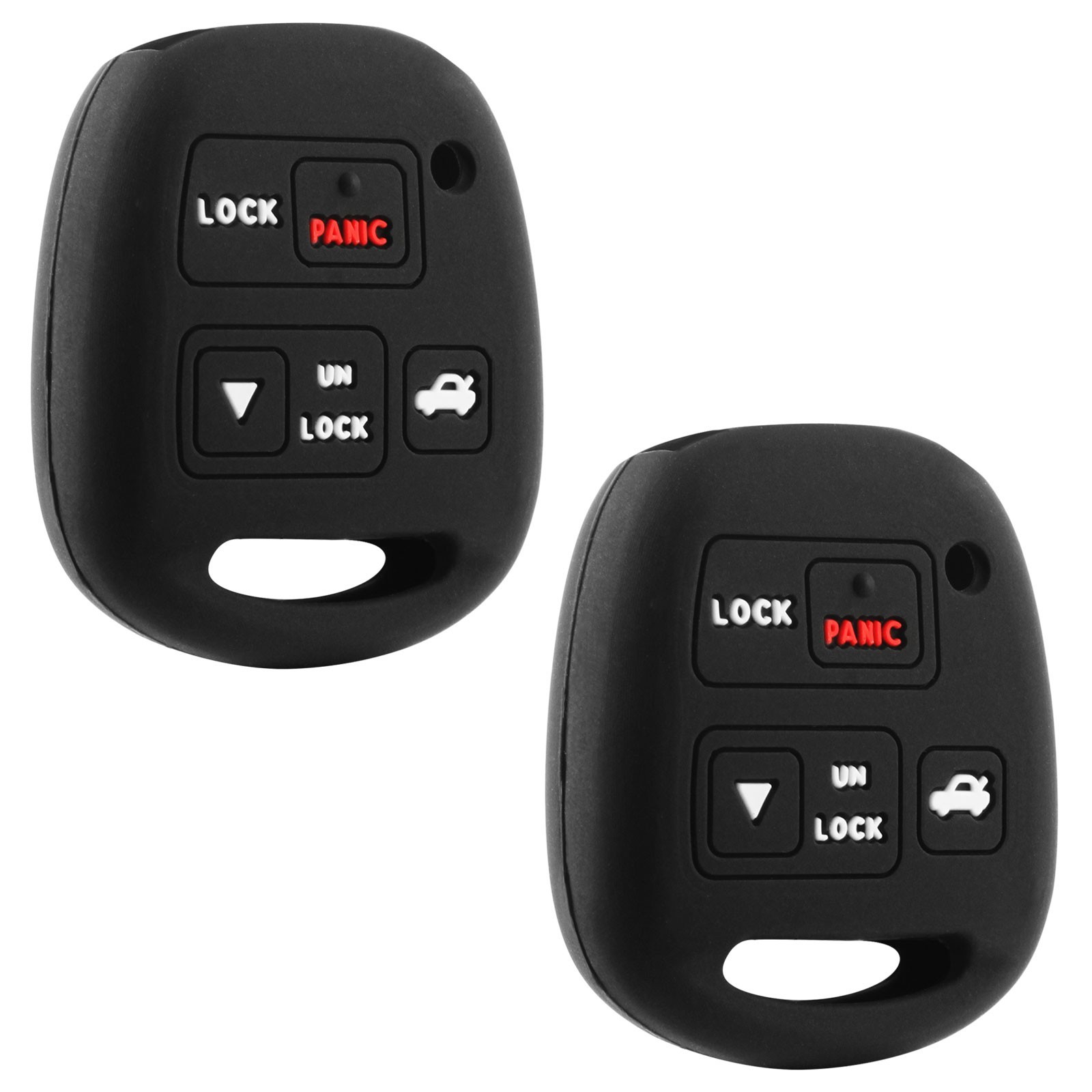 2 Remote Skin Jacket Silicon Rubber Cover For Lexus 3b (HYQ1512V)