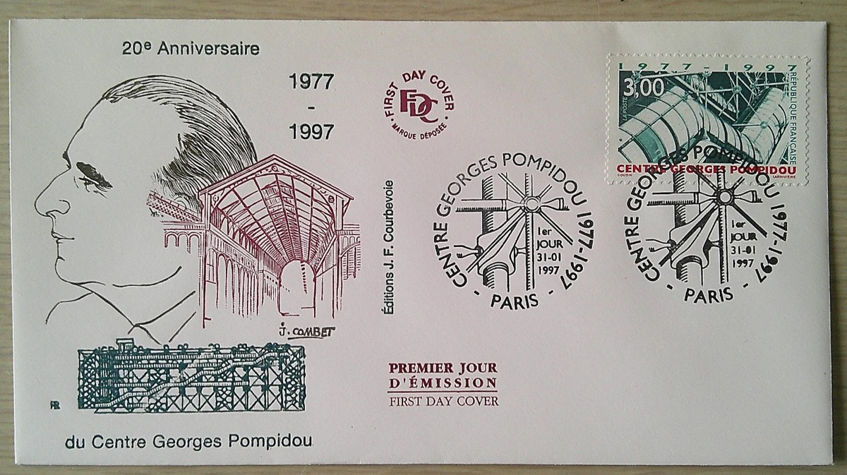 FDC - Blasons des provinces - oblit Paris 3/11/54