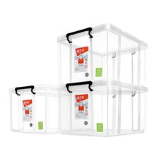 Plastic transparent storage box