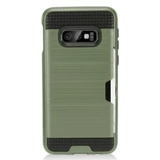 GSA Brushed Case w/CC Slot for Samsung Galaxy S10e (5.8") - Green