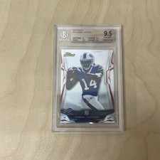 2014 TOPPS FINEST SAMMY WATKINS ROOKIE CARD #141. rookie card picture