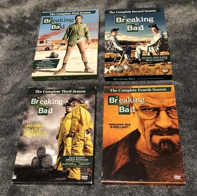 Breaking Bad Seasons 1 2 3 4 DVD Season Box Sets 1-4
