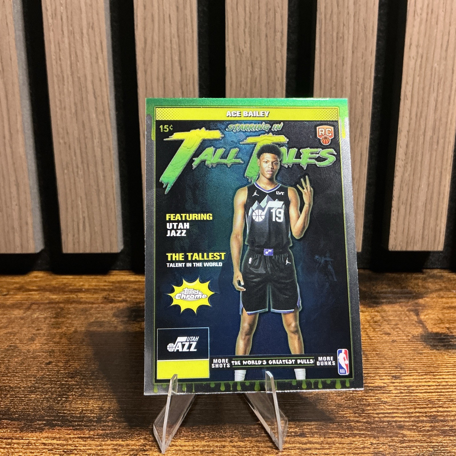 2025-26 Topps Chrome Ace Bailey Tall Tales Rookie Utah Jazz