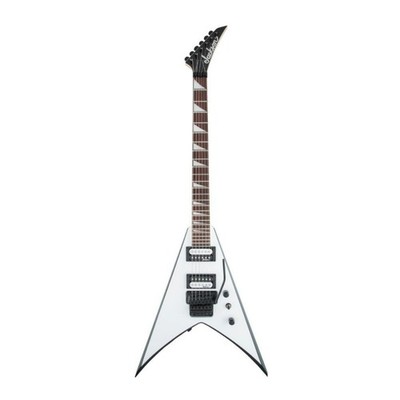 Jackson JS Series King V JS32 Electric Guitar (White with Black Bevels)