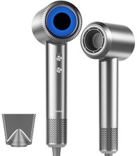 Hair Dryer, High-Speed Ionic Low Noise Blow Dryer with 160000 RPM Motor for F...