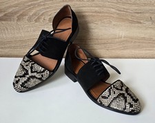 Emporio Armani scarpe scamosciate sandali cut out shoes numero 3 = 35