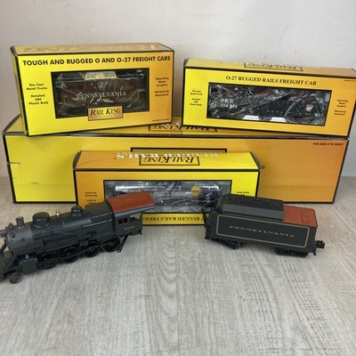 Rail King MTH O Pennsylvania 2-8-0 Steam Engine W/ Proto Sound 2.0 Lot