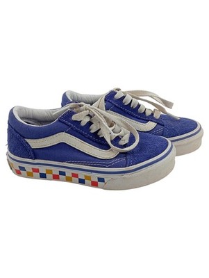 Vans Old Skool Kinder Sneaker Low Gr. 27 Blau Casual Freizeitschuh
