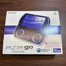 Sony PSP Go Piano Black Handheld Console Boxed w/ Charger & Case