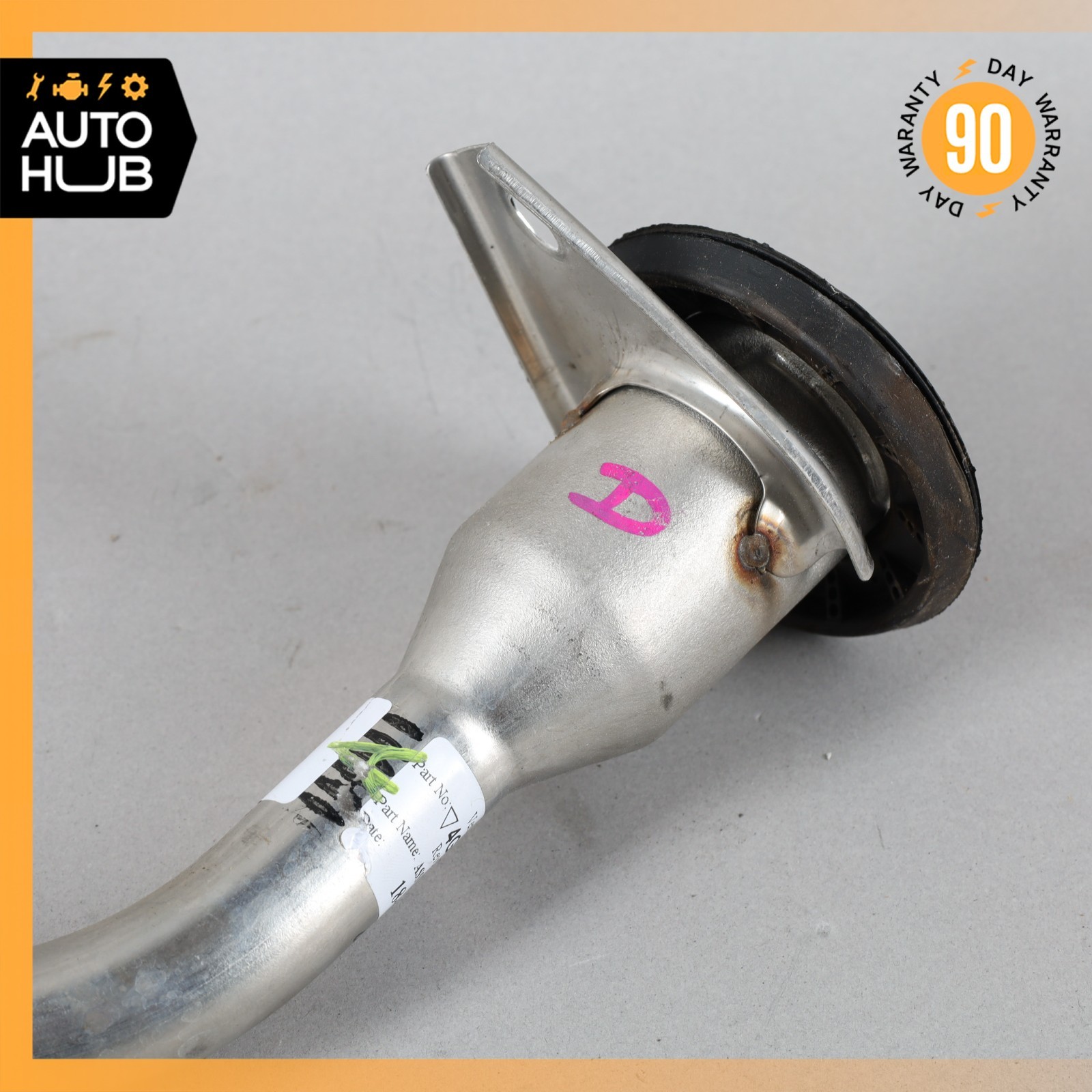 05-16 Aston Martin DB9 Volante Convertible Fuel Tank Filler Neck 4G439034BE OEM