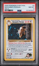 Giovanni's Persian 8/132 Holo 2000 Gym Challenge Pokemon English PSA 8 Nm-Mt