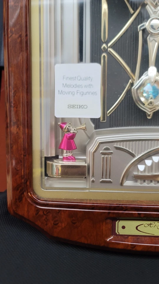 SEIKO QXM123BRH Melodies In Motion Musical Wall Clock Dropping Dial - Image 3 of 4