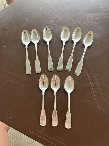 International Sterling Silver 1810 Pattern Demitasse Spoons. No Monogram