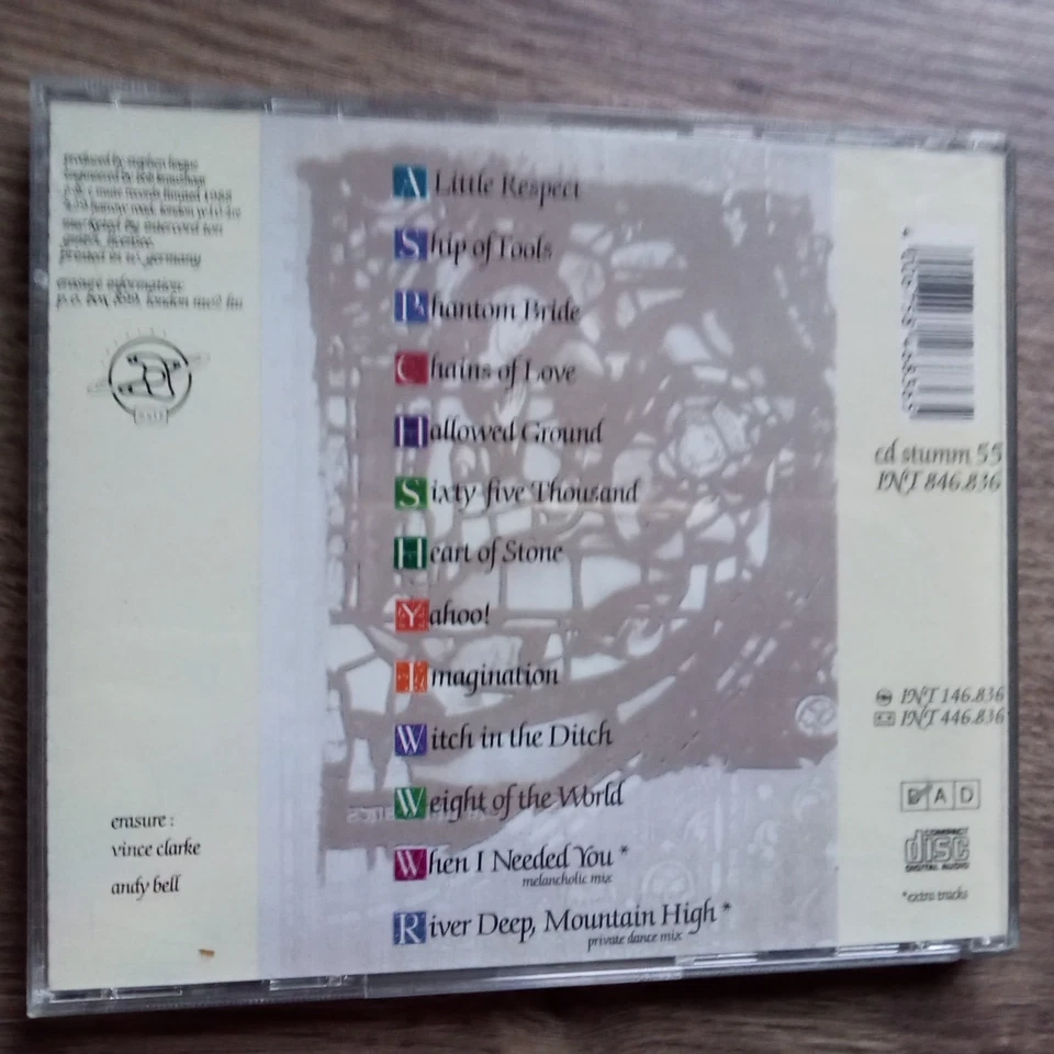 Erasure – The Innocents - CD 1988 - Bild 2 von 2