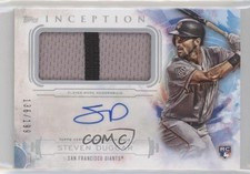 2019 Topps Inception 136/199 Steven Duggar #IAP-SD Patch Auto iu7