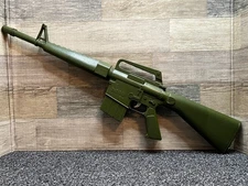 Vintage 1960's Empire M-16 Automatic Rifle Toy - Works!