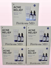 PERRICONE MD ACNE RELIEF PREBIOTIC ACNE THERAPY 90-DAY REGIMEN BOXED LOT OF 5