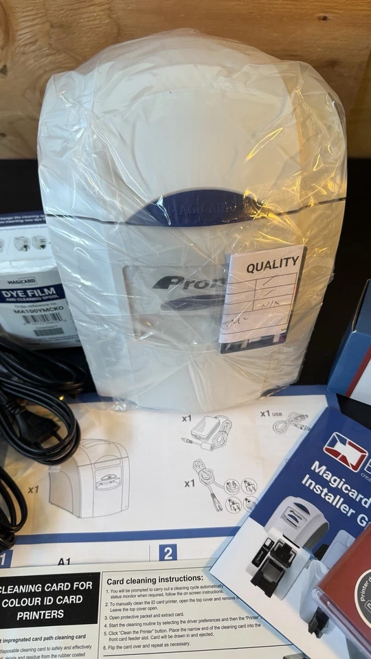 Magicard Pronto ID Card Printer & Complete Supplies Package, Bodno ID Software - Image 3 of 4
