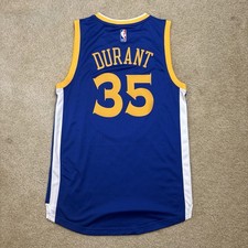 Kevin Durant Golden State Warriors Adult Small Adidas Swingman 2 Length Jersey