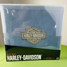 NEW Harley Davidson Motorcycle Denim Scrapbook Photo Album 12 x 12 Blue