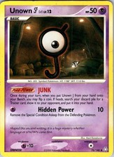 Unown [J] 76/146 Uncommon Legends Awakened Pokemon Lightly Played on eBay