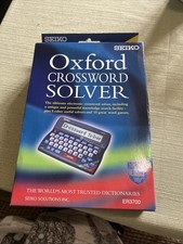 Image of Seiko Oxford Crossword Solver ER3700 New In Box