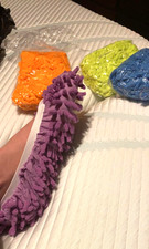 8 Pieces Microfiber Mop Slippers Shoes Cover Soft Washable Reusable Floor Dust