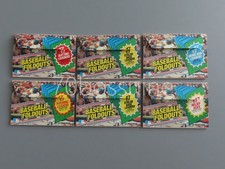 1983 TOPPS BASEBALL FOLDOUTS COMPLETE SET + EXTRA STOLEN BASE FOLDER