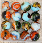 16 MINT Jabo Marbles from "Jinks" Contract Run 11-07-2008.   Lot 0182 — photo 8
