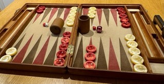 Taki (Tak Morioka) Backgammon Board Excellent Condition