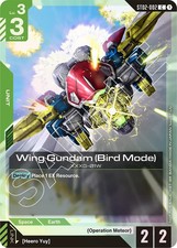 Wing Gundam (Bird Mode) Alternate Art Foil -ST02-002 C NM -Gundam TCG Card Game
