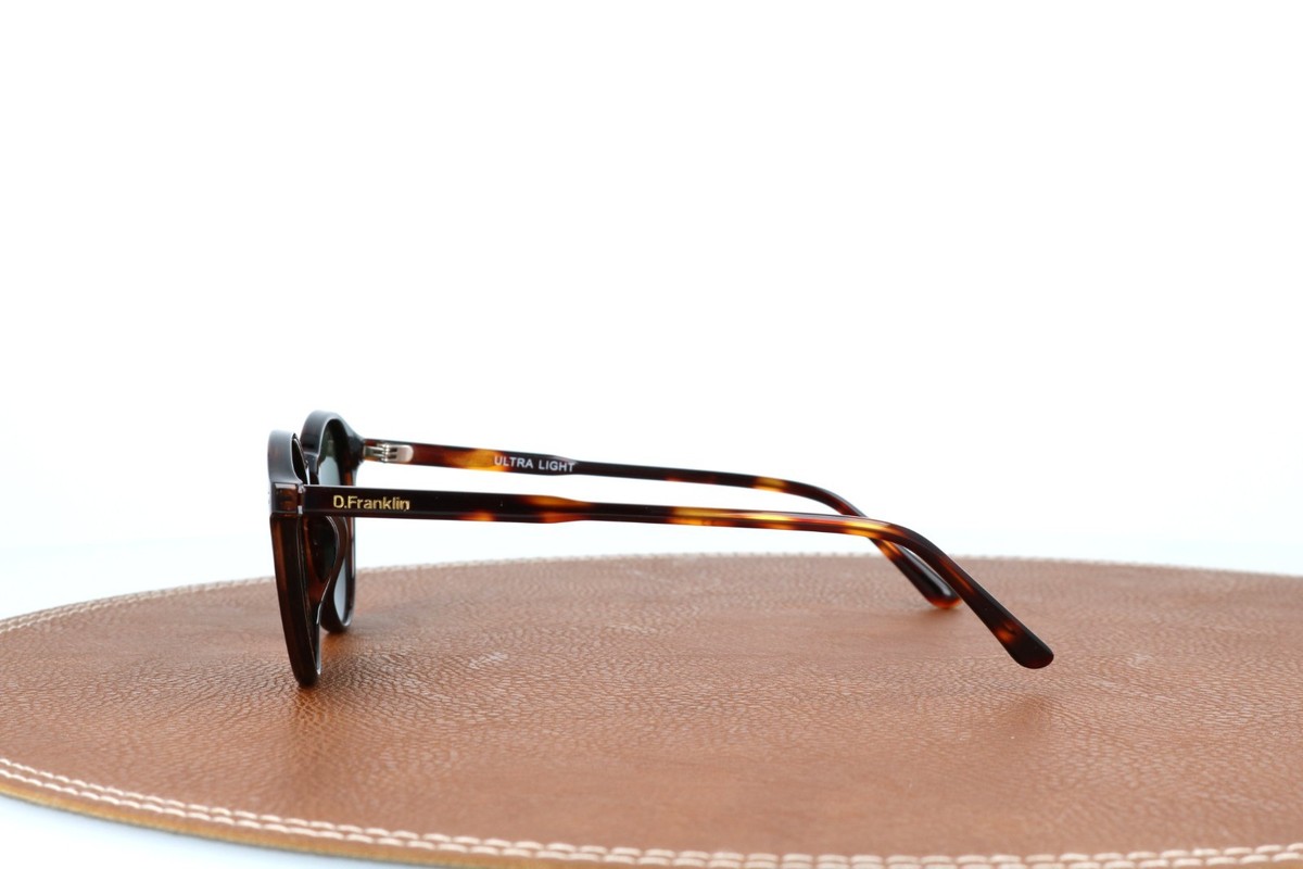 D Franklin Ultra Light Max Carey Tortoise Polarized Sunglasses 50