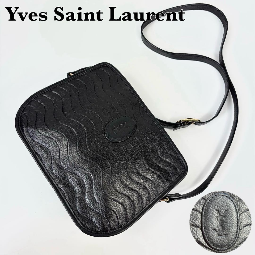 Borsa a tracolla Yves Saint Laurent in ottime condizioni borsa fotocamera nera Cassandra