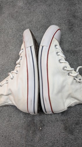 Converse Chuck Taylor All Star High Optical White Womens 8 2016 W7560 - Picture 8 of 12