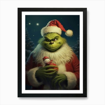 How The Grinch Stole Christmas 8 Ar Gerahmtes Wandbild Poster Leinwanddruck Bild
