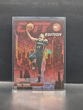 2023-24 Panini NBA Hoops City Edition Hyper Red /99 Trae Young #20