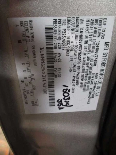 Radiator Core Support Fits 03-11 LINCOLN & TOWN CAR 212759 - Image 3 of 4