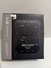 Zoom U-22 Handy Audio Interface 2-Channel Portable USB 1-XLR/TRS READ Descrip