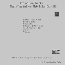Rap/Hip-Hop.. White CD. Megan Thee Stallion - Make It Hot [Dirty EP]